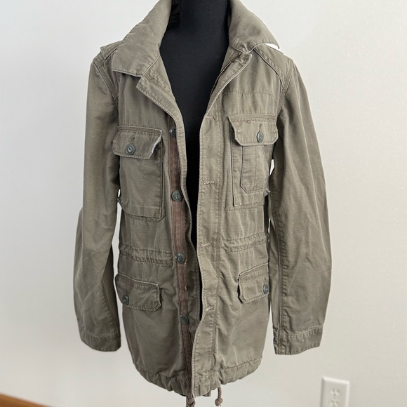 Levis Strauss Jackets & Blazers - Levi’s Olive Utility Field Jacket Military Cotton Small